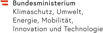 Logo Bundesministerium Klimaschutz, Umwelt, Energie, Mobilität, Innovation und Technologie